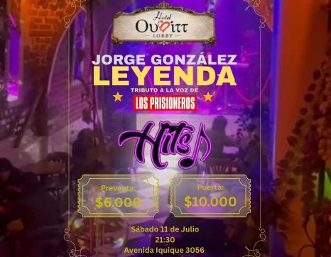 Jorge Gonzalez Leyenda Tributo a la voz de Los Prisioneros - Banda HITS banda