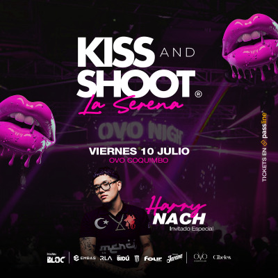 ★ KISS ON TOUR presenta: #OneKissOneShot en La Serena: Mati Gomez LIVE | Enjoy Ovo NightClub ★ Viernes 10 de Julio ★