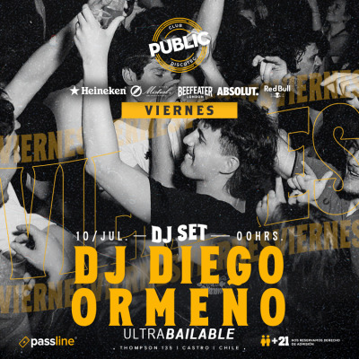 Ingreso Viernes 10 Julio $7.000 (+Cargo)