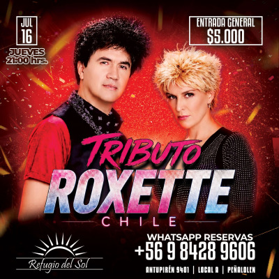 Tributo Roxette Chile Refugio Del Sol