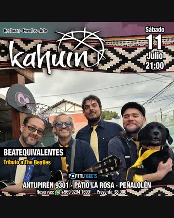 Kahuín Presenta: Beatequivalentes / Tributo A The Beatles