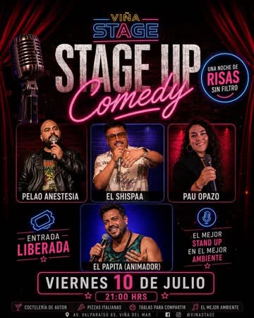 Stage Up Comedy En Viña Stage, Viña Del Mar