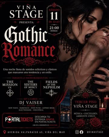 Gothic Romance En Viña Stage, Viña Del Mar
