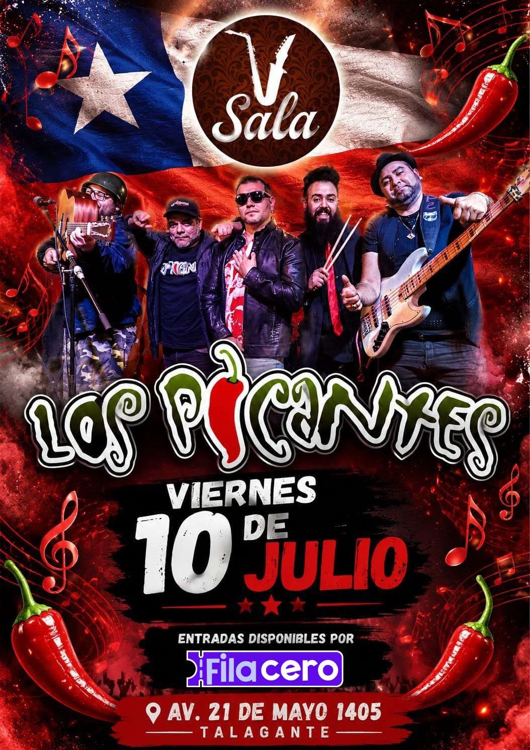 Los Picantes en V Sala