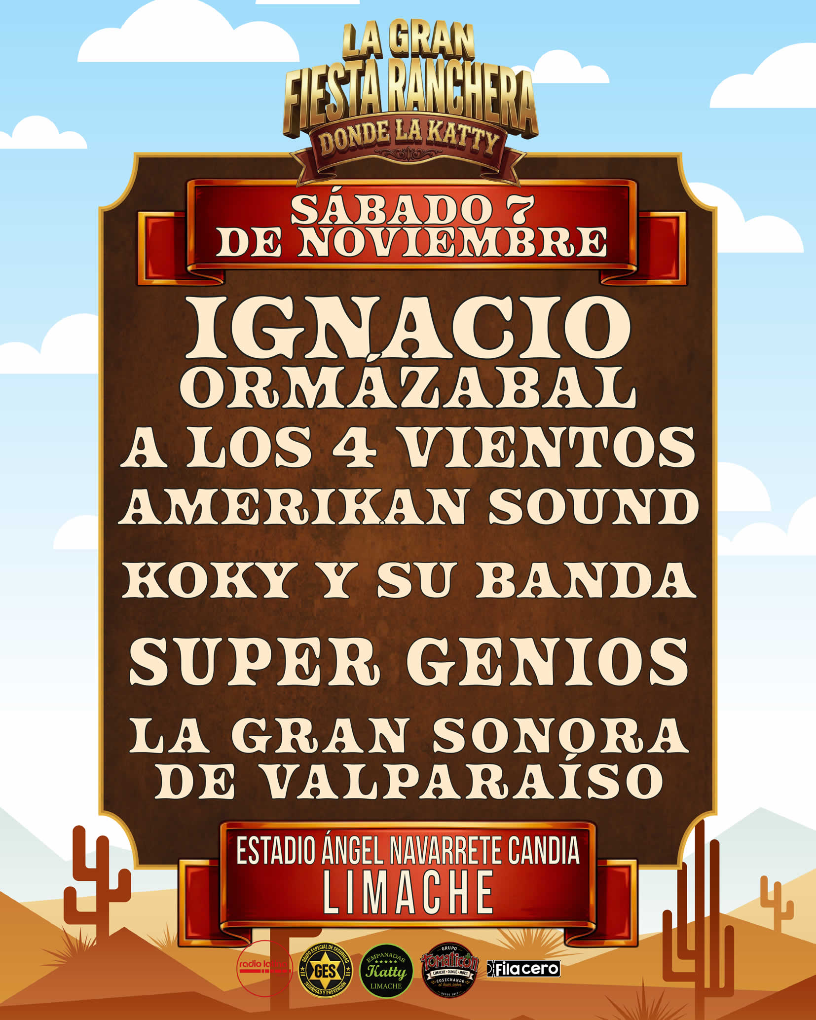La Gran Fiesta Ranchera Donde La Katty - Sabado 7 Noviembre
